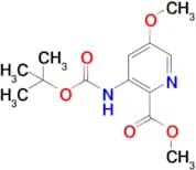 Methyl3-(tert-butoxycarbonylamino)-5-methoxy-pyridine-2-carboxylate