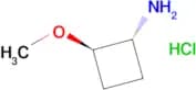 (1R,2R)-2-Methoxycyclobutanamine;hydrochloride