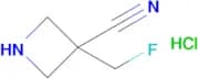 3-(Fluoromethyl)azetidine-3-carbonitrile;hydrochloride