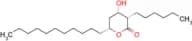 (3s,4s,6r)-3-Hexyl-4-hydroxy-6-undecyl-tetrahydropyran-2-one