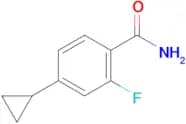 4-Cyclopropyl-2-fluoro-benzamide