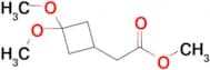 Methyl2-(3,3-dimethoxycyclobutyl)acetate