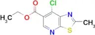 Ethyl7-chloro-2-methyl-thiazolo[5,4-b]pyridine-6-carboxylate