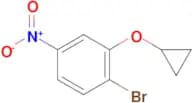 1-Bromo-2-(cyclopropoxy)-4-nitro-benzene
