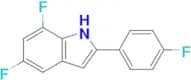 5,7-Difluoro-2-(4-fluorophenyl)-1h-indole
