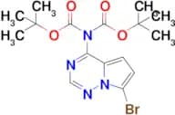 Tert-butyln-(7-bromopyrrolo[2,1-f][1,2,4]triazin-4-yl)-N-tert-butoxycarbonyl-carbamate