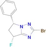 (5r,7r)-2-Bromo-7-fluoro-5-phenyl-6,7-dihydro-5h-pyrrolo[1,2-b][1,2,4]triazole