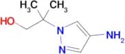 2-(4-Amino-1h-pyrazol-1-yl)-2-methylpropan-1-ol