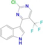 3-(2-Chloro-5-(trifluoromethyl)pyrimidin-4-yl)-1H-indole