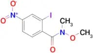 2-Iodo-N-methoxy-N-methyl-4-nitrobenzamide