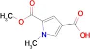 5-(Methoxycarbonyl)-1-methyl-1H-pyrrole-3-carboxylic acid