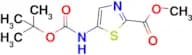 Methyl 5-((tert-butoxycarbonyl)amino)thiazole-2-carboxylate