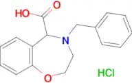 4-Benzyl-2,3,4,5-tetrahydrobenzo[f][1,4]oxazepine-5-carboxylic acid hydrochloride