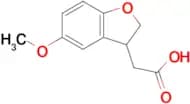 2-(5-Methoxy-2,3-dihydrobenzofuran-3-yl)acetic acid