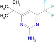 4-(1,1-Dimethylethyl)-6-(trifluoromethyl)-2-pyrimidinamine