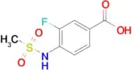 3-Fluoro-4-(methylsulfonamido)benzoic acid
