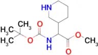 Methyl 2-((tert-butoxycarbonyl)amino)-2-(piperidin-3-yl)acetate