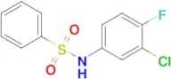 N-(3-chloro-4-fluorophenyl)benzenesulfonamide