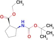 Ethyl (1R,2S)-2-((tert-butoxycarbonyl)amino)cyclopentane-1-carboxylate