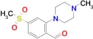 2-(4-Methylpiperazin-1-yl)-4-(methylsulfonyl)benzaldehyde