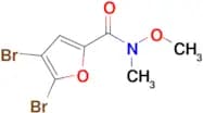 4,5-Dibromo-N-methoxy-N-methylfuran-2-carboxamide