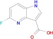 5-Fluoro-1H-pyrrolo[3,2-b]pyridine-3-carboxylic acid