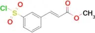 Methyl (E)-3-(3-(chlorosulfonyl)phenyl)acrylate