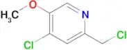 4-Chloro-2-(chloromethyl)-5-methoxypyridine