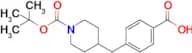 4-((1-(Tert-butoxycarbonyl)piperidin-4-yl)methyl)benzoic acid
