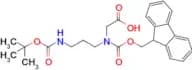 N-(((9H-fluoren-9-yl)methoxy)carbonyl)-N-(3-((tert-butoxycarbonyl)amino)propyl)glycine