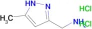 (5-Methyl-1H-pyrazol-3-yl)methanamine dihydrochloride