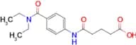 5-((4-(Diethylcarbamoyl)phenyl)amino)-5-oxopentanoic acid
