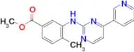 Methyl 4-methyl-3-((4-(pyridin-3-yl)pyrimidin-2-yl)amino)benzoate