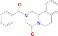2-Benzoyl-1,2,3,6,7,11b-hexahydro-4H-pyrazino[2,1-a]isoquinolin-4-one
