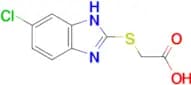 2-((6-Chloro-1H-benzo[d]imidazol-2-yl)thio)acetic acid