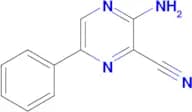 3-amino-6-phenylpyrazine-2-carbonitrile