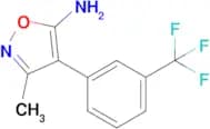 3-Methyl-4-(3-(trifluoromethyl)phenyl)isoxazol-5-amine