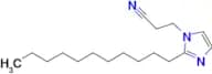3-(2-Undecyl-1H-imidazol-1-yl)propanenitrile