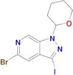 5-Bromo-3-iodo-1-(tetrahydro-2H-pyran-2-yl)-1H-pyrazolo[3,4-c]pyridine