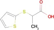 2-(Thiophen-2-ylthio)propanoic acid
