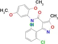 3-(2,6-Dichlorophenyl)-N-(2,5-dimethoxyphenyl)-5-methylisoxazole-4-carboxamide
