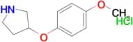 3-(4-Methoxyphenoxy)pyrrolidine hydrochloride