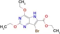 Ethyl 7-bromo-2,4-diethoxy-5H-pyrrolo[3,2-d]pyrimidine-6-carboxylate