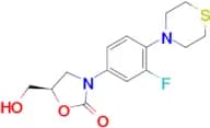 (R)-3-(3-fluoro-4-thiomorpholinophenyl)-5-(hydroxymethyl)oxazolidin-2-one