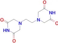 4,4'-(Ethane-1,2-diyl)bis(piperazine-2,6-dione)