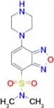 N,N-dimethyl-7-(piperazin-1-yl)benzo[c][1,2,5]oxadiazole-4-sulfonamide