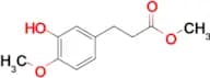 Methyl 3-(3-hydroxy-4-methoxyphenyl)propanoate
