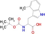 2-((Tert-butoxycarbonyl)amino)-3-(4-methyl-1H-indol-3-yl)propanoic acid