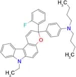 N,N-dibutyl-4-(7-ethyl-3-(2-fluorophenyl)-3,7-dihydropyrano[2,3-c]carbazol-3-yl)aniline