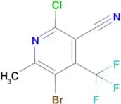 5-Bromo-2-chloro-6-methyl-4-(trifluoromethyl)nicotinonitrile